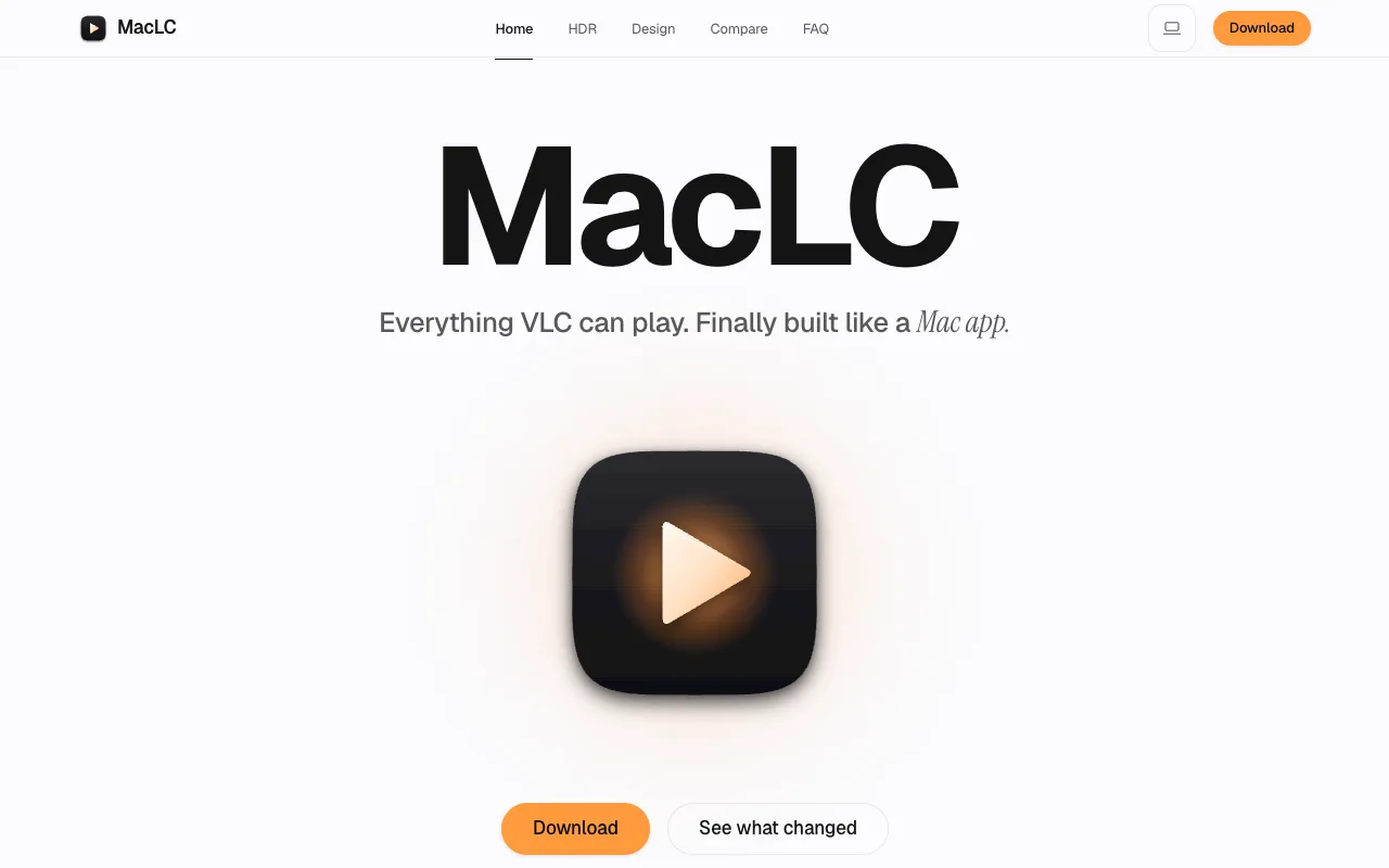 The MacLC website home page